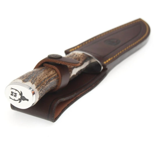 Cutit Vanatoare Muela Tejon-16,maner corn de cerb, lama 16cm