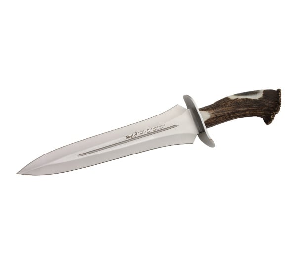 Încărcați imaginea în vizualizatorul Galerie, Cutit Vanatoare Muela PODENQUERO-GV,maner corn de cerb, lama 26 cm
