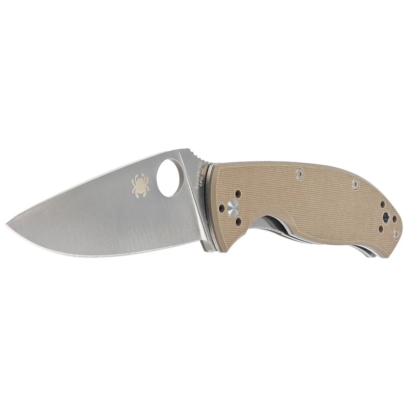 Încărcați imaginea în vizualizatorul Galerie, Briceag de buzunar SPYDERCO TENACIOUS Brown G10, Satin CPM M4 C122GBNM4P
