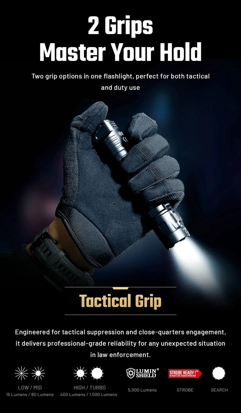 Load image into Gallery viewer, Lanterna Tactica Nitecore P17ix, 5000 Lumeni, 330 Metri
