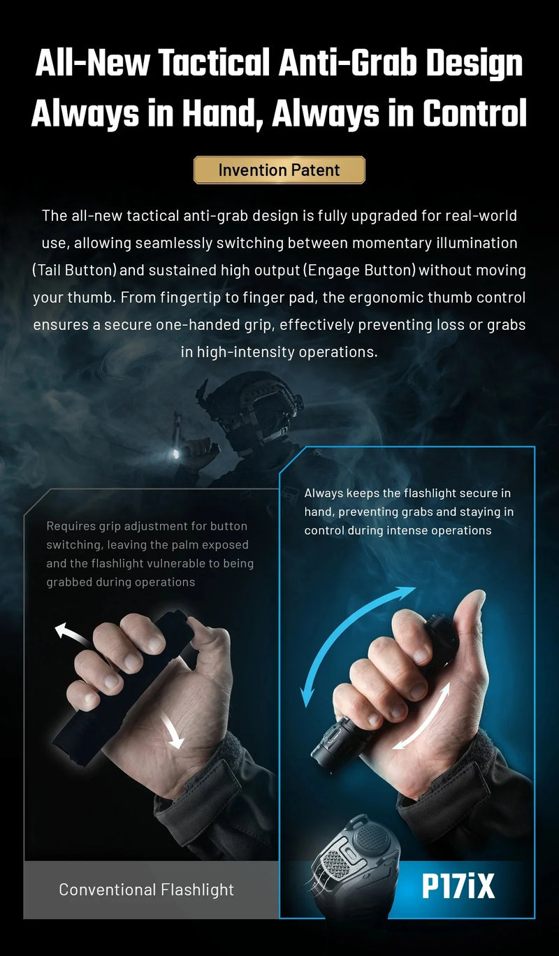 Load image into Gallery viewer, Lanterna Tactica Nitecore P17ix, 5000 Lumeni, 330 Metri
