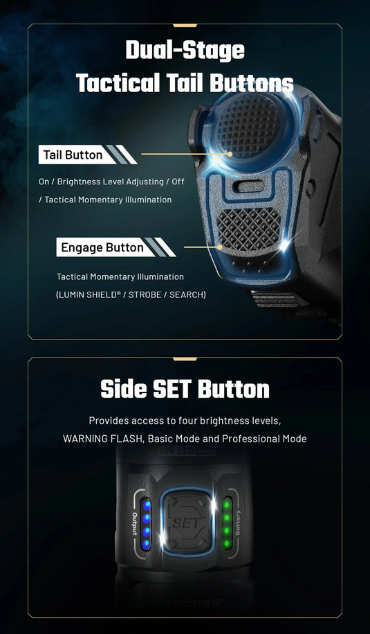 Lanterna Tactica Nitecore P17ix, 5000 Lumeni, 330 Metri