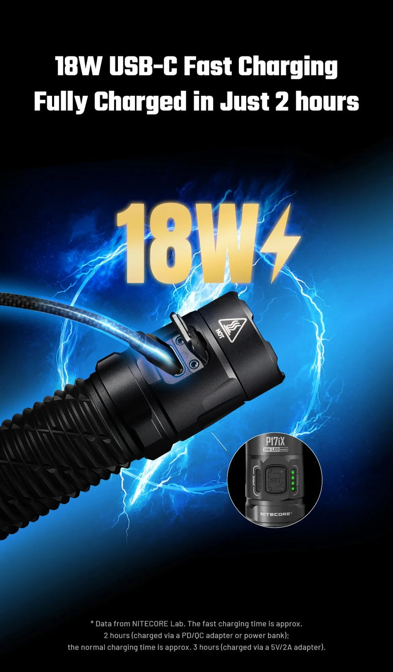 Load image into Gallery viewer, Lanterna Tactica Nitecore P17ix, 5000 Lumeni, 330 Metri
