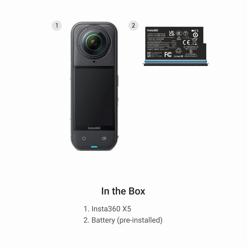 Încărcați imaginea în vizualizatorul Galerie, Insta360 - camera video sport 8K 360 - X5 - Bundle
