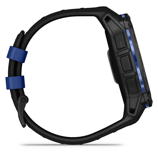 Instinct 3 - 50 mm AMOLED - Black with Black | Bolt Blue Band