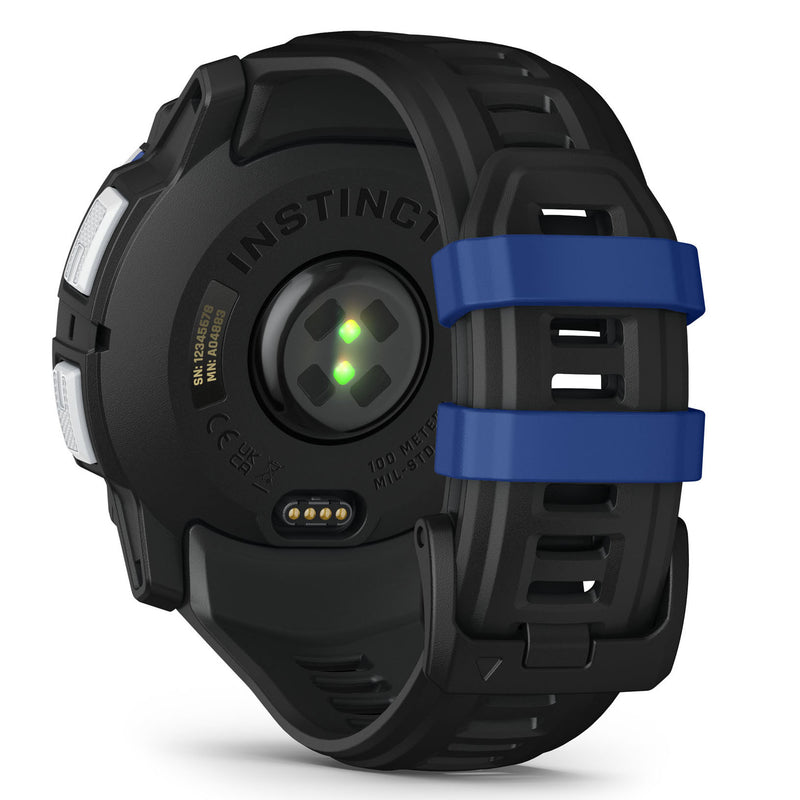 Încărcați imaginea în vizualizatorul Galerie, Instinct 3 - 50 mm Solar - Whitestone with Black | Bolt Blue Band
