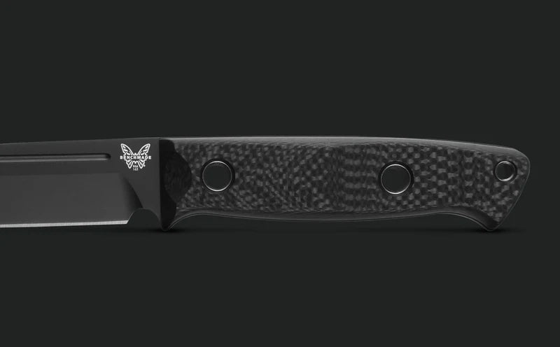 Load image into Gallery viewer, Cutit de bushcraft BENCHMADE Bushcrafter | Carbon Fiber | Drop-point 163BK
