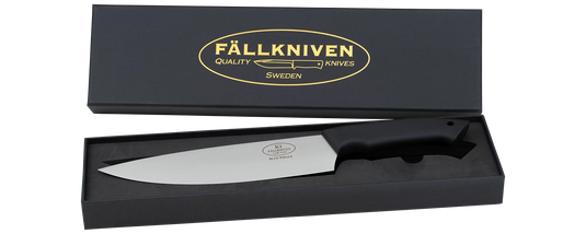 Cutitul Bucatarului, lama 200 mm, lama otel VG7, maner Thermorun, FALLKNIVEN K1