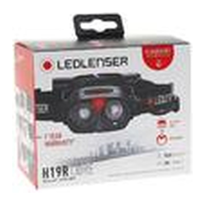 Load image into Gallery viewer, LEDLENSER LANTERNA H19R CORE BLACK 3500LM+CABLU USB+ACUM
