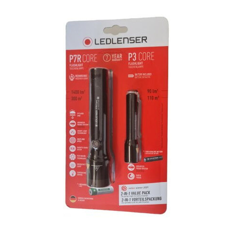 Încărcați imaginea în vizualizatorul Galerie, LEDLENSER SET LANTERNE P7R CORE + P3 CORE
