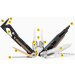 Multi-tool, 16 functii, teaca material textil, LEATHERMAN MUT BLACK (850122N )