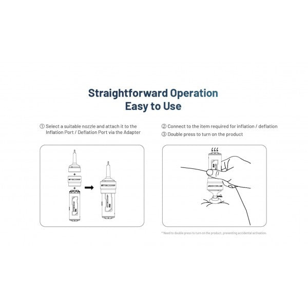 Încărcați imaginea în vizualizatorul Galerie, Mini-Pompa Aer Electronica cu baterie, NITECORE AP05C

