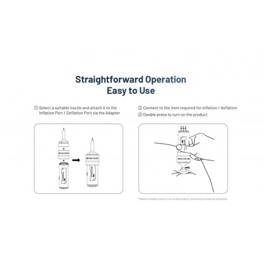 Mini-Pompa Aer Electronica cu baterie, NITECORE AP05C