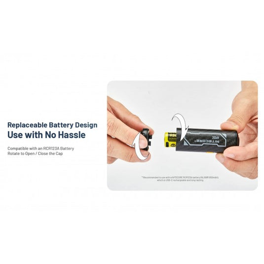 Mini-Pompa Aer Electronica cu baterie, NITECORE AP05C