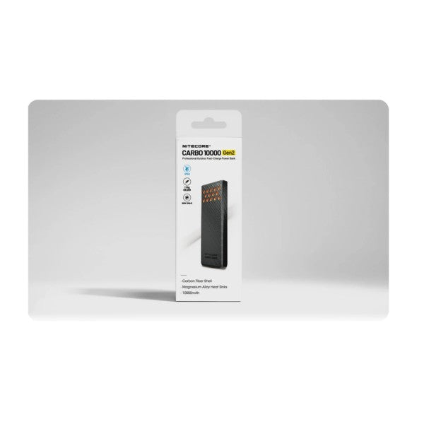 Încărcați imaginea în vizualizatorul Galerie, Baterie Externă Nitecore CARBO 10000 Gen2, Baterie Externă, 38.8 Wh, 10000 mAh
