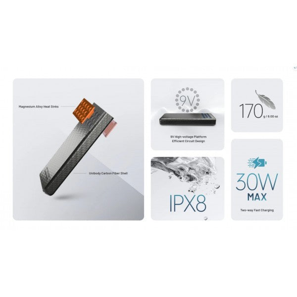 Încărcați imaginea în vizualizatorul Galerie, Baterie Externă Nitecore CARBO 10000 Gen2, Baterie Externă, 38.8 Wh, 10000 mAh
