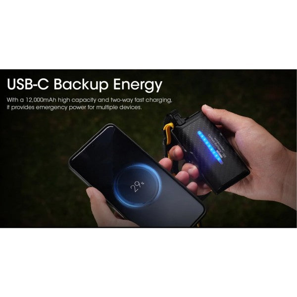 Încărcați imaginea în vizualizatorul Galerie, Nitecore Carbon Battery™ 12K Kit, Baterie Externă, 43.2 Wh, 12000 mAh
