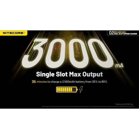 Incarcator universal AA, AAA, AAAA, C, D, 2 sloturi, NITECORE CI2