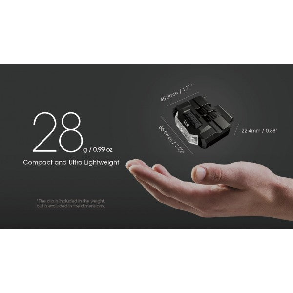 Load image into Gallery viewer, Lanterna Clip-ON, 45 Lumeni, Lumina Rosie si Albastra Secundara, NITECORE CL10
