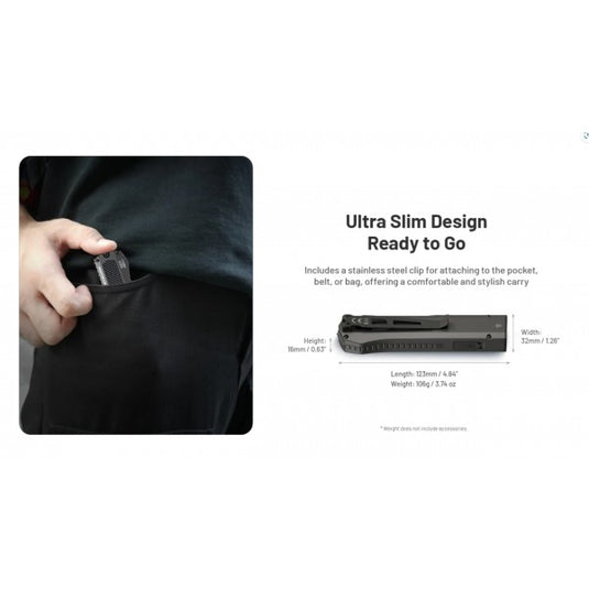 Lanterna Nitecore EDC17, Reîncărcabilă USB-C, 1500 Lumeni, 230 Metri, Lumina UV si Laser Secundara