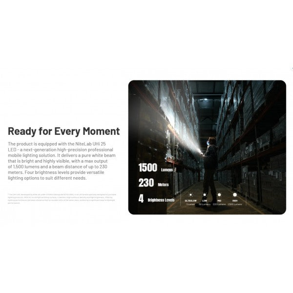 Încărcați imaginea în vizualizatorul Galerie, Lanterna Nitecore EDC17, Reîncărcabilă USB-C, 1500 Lumeni, 230 Metri, Lumina UV si Laser Secundara
