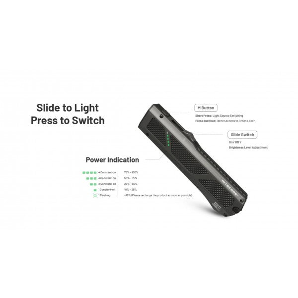 Încărcați imaginea în vizualizatorul Galerie, Lanterna Nitecore EDC17, Reîncărcabilă USB-C, 1500 Lumeni, 230 Metri, Lumina UV si Laser Secundara
