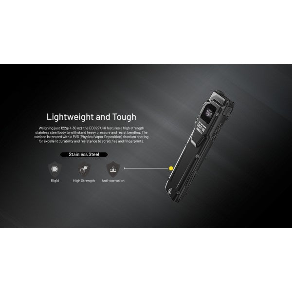 Load image into Gallery viewer, Lanterna Nitecore EDC27 UHi, 3100 Lumeni, 305 Metri
