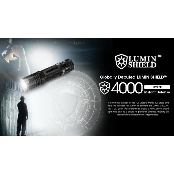 Încărcați imaginea în vizualizatorul Galerie, Lanterna profesionala de mana, 4000 lumeni, NITECORE EDC33
