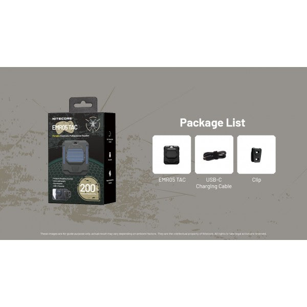 Load image into Gallery viewer, Dispozitiv anti-tantari, NITECORE EMR05 TAC
