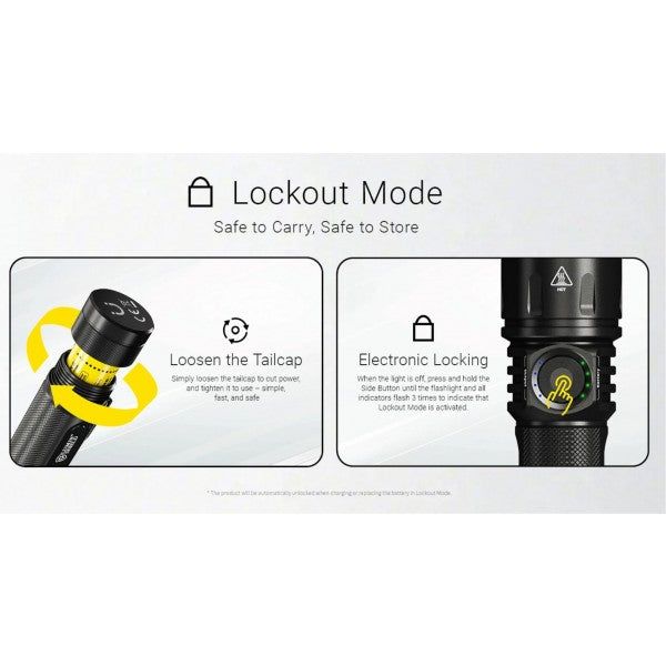 Încărcați imaginea în vizualizatorul Galerie, Lanterna Nitecore EX7, 6000 Lumeni, 500 Metri

