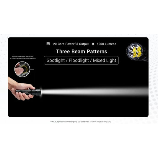 Lanterna Nitecore EX7, 6000 Lumeni, 500 Metri