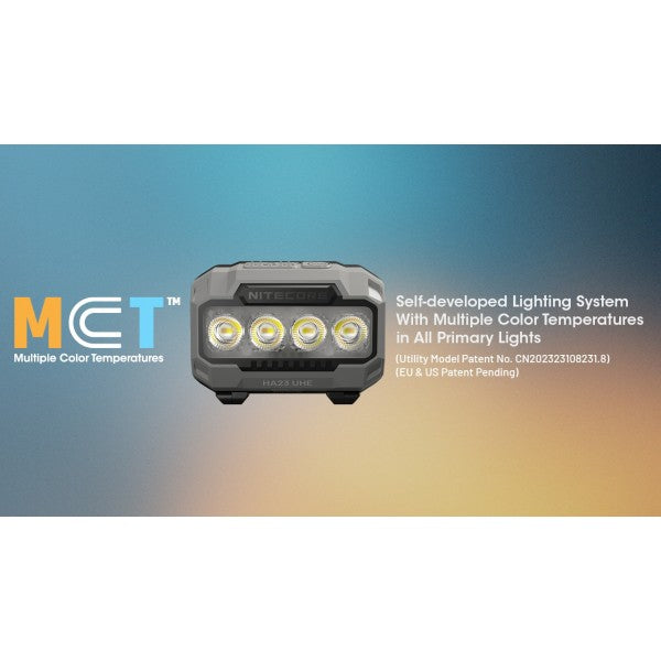 Încărcați imaginea în vizualizatorul Galerie, Lanterna frontala, 600 Lumeni, NITECORE HA23 UHE
