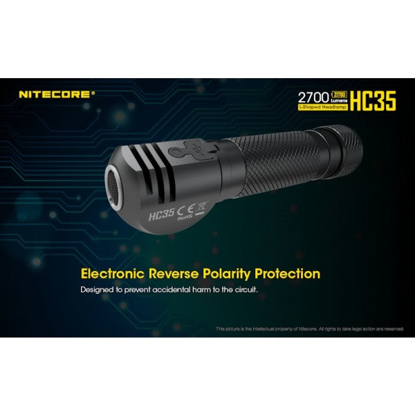 Load image into Gallery viewer, Lanterna frontala profesionala, 2700 Lumeni, NITECORE HC35
