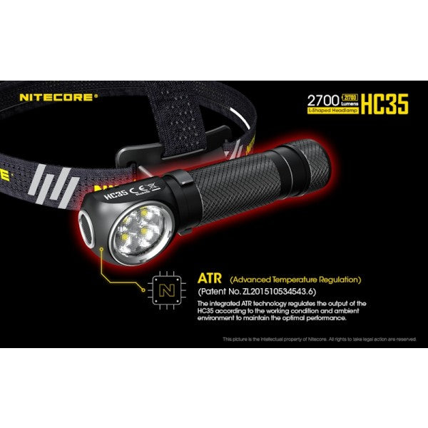 Load image into Gallery viewer, Lanterna frontala profesionala, 2700 Lumeni, NITECORE HC35
