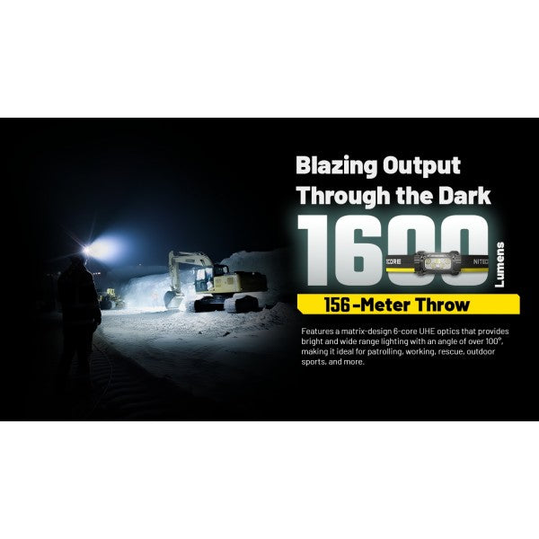 Încărcați imaginea în vizualizatorul Galerie, Lanterna frontala profesionala, 1600 Lumeni, NITECORE HC70 UHE
