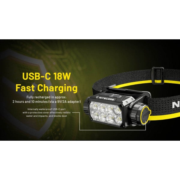 Încărcați imaginea în vizualizatorul Galerie, Lanterna frontala profesionala, 3000 Lumeni, NITECORE HC75 UHE
