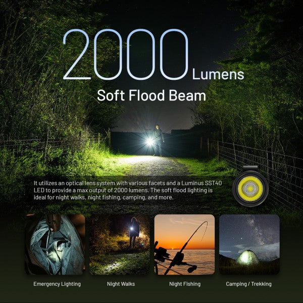Load image into Gallery viewer, Lanterna profesionala de mana, 2000 Lumeni, NITECORE MH15
