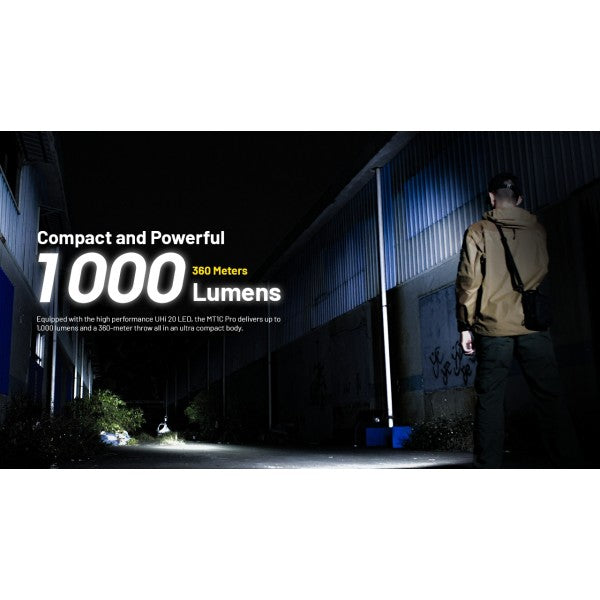 Încărcați imaginea în vizualizatorul Galerie, Lanterna Nitecore MT1C Pro, 1000 Lumeni, 360 Metri
