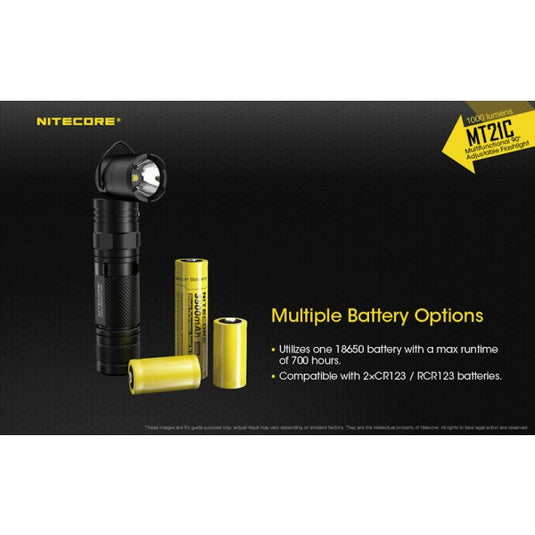 Lanterna profesionala de mana, 1000 Lumeni, NITECORE MT21C