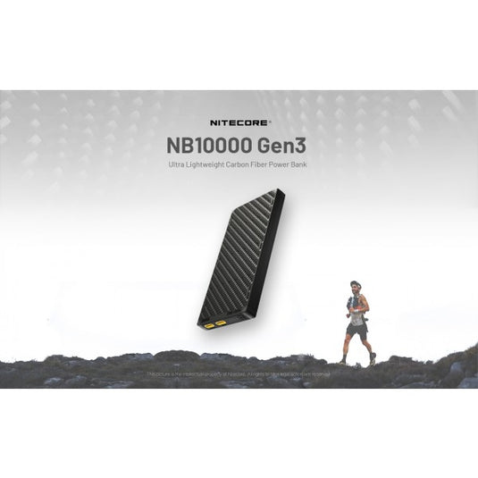 Baterie Externă Nitecore NB10000 GEN3, 38.5 Wh, 10000 mAh