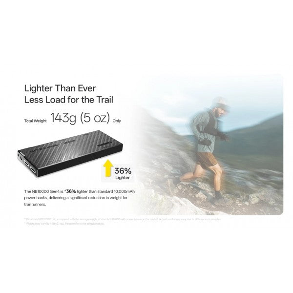 Încărcați imaginea în vizualizatorul Galerie, Baterie Externă Nitecore NB10000 GEN4, 39 Wh, 10000 mAh
