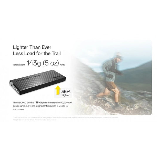 Baterie Externă Nitecore NB10000 GEN4, 39 Wh, 10000 mAh