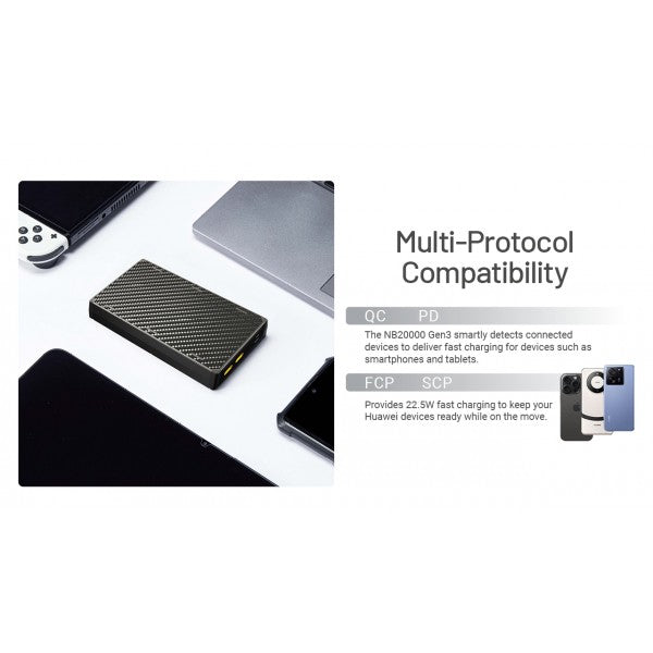 Încărcați imaginea în vizualizatorul Galerie, Baterie Externă Nitecore NB20000 GEN3, Baterie Externă, 72 Wh, 20000 mAh
