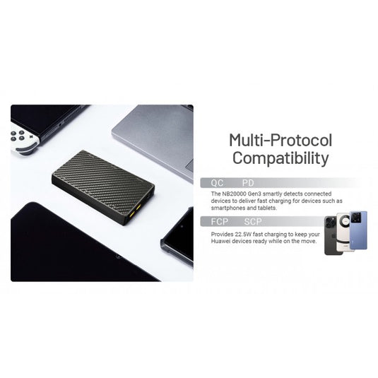 Baterie Externă Nitecore NB20000 GEN3, Baterie Externă, 72 Wh, 20000 mAh