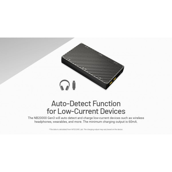 Încărcați imaginea în vizualizatorul Galerie, Baterie Externă Nitecore NB20000 GEN3, Baterie Externă, 72 Wh, 20000 mAh
