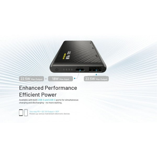 Încărcați imaginea în vizualizatorul Galerie, Baterie Externă Nitecore NB Plus, 38.5 Wh, 10000 mAh, 155g
