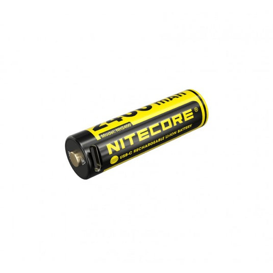 Nitecore NH2400, Acumulator AA, Li-Ion, 2400 mAh, Reincarcabil USB-C, 1.5 V, Set 4 Bucati