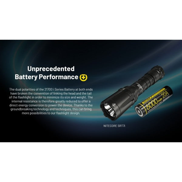 Încărcați imaginea în vizualizatorul Galerie, Nitecore NL2160HPi, High Drain, Acumulator 21700, Li-Ion, 6000 mAh, 20A
