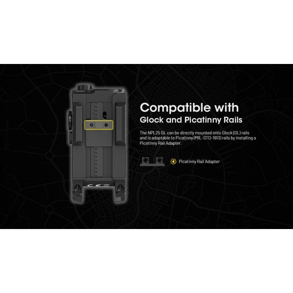 Load image into Gallery viewer, Lanterna profesionala Reincarcabila Magnetic, Laser verde, 900 Lumeni, NITECORE Nitecore NPL25 GL
