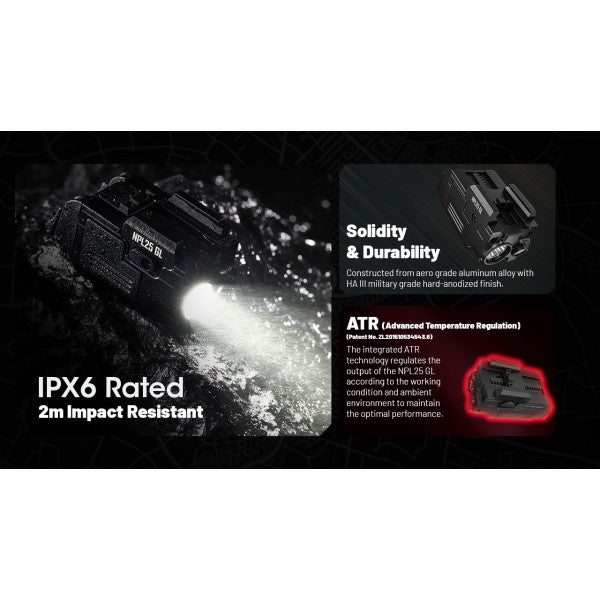 Load image into Gallery viewer, Lanterna profesionala Reincarcabila Magnetic, Laser verde, 900 Lumeni, NITECORE Nitecore NPL25 GL
